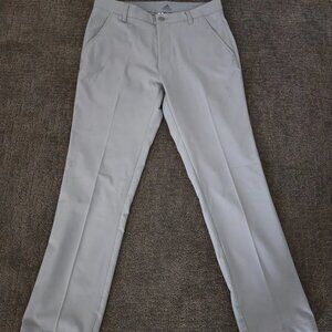 Adidas Ultimate365 Golf Pants 30x29 (Grey, Blue, and White)
